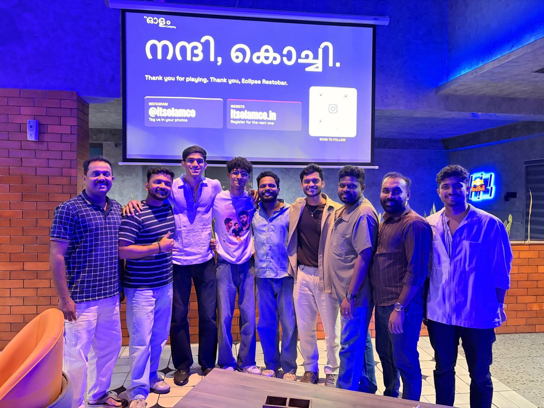 BIG 30, winners of MOLLYWOOD QUIZ NIGHT